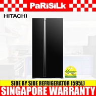 Hitachi R-S700PMS0 - GBK Side by Side Refrigerator (595L)