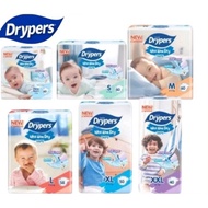 DRYPERS WEE WEE DRY (Tape) Baby Diapers Pampers Bayi
