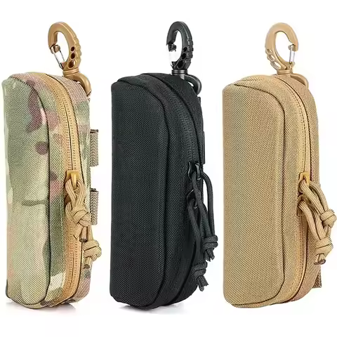 Tactical Eyeglass Case: 1000D Nylon, Shockproof, Portable—Suitable as Hunting Goggles Box & Outdoor 