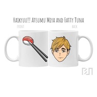 Haikyuu Mug!! Atsumu Miya and Fatty Tuna Icon