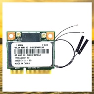 (HARB) AR5B22 AR9462 WiFi Card+Internal Antennas 300Mbps 2.4G/5G Dual Band BT4.0 Mini PCl-E WiFi Ada