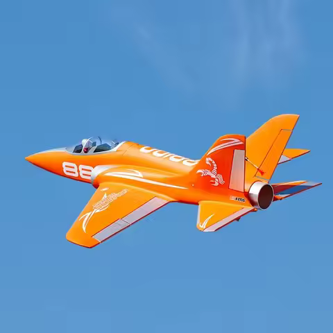 FMS 90mm Super Scorpion V2 EDF Jet PNP RC Airplane Model Airplane Aircraft 6S Orange