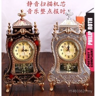 Hourly Time Walking Retro Table Clock 16 Times Alarm Clock European Style F015 Music Creative Silent