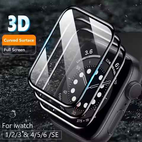 Waterproof Screen Protector For Apple Watch 7 6 SE 5 4 3 38MM 40MM 44MM 42MM 41MM 45MM Not Tempered 