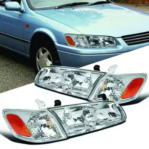 A Pair Car Headlights For Toyota Camry 2000 8111033310 8113033320 81110AA020 81130AA020