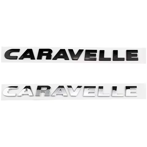 Car ABS Trunk Body Letters Words Logo Badge Emblem Decals Sticker For Volkswagen VW CARAVELLE T2 T3 