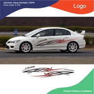[ HOT ] 4-seat, 7-seat car side stickers,... decorative car stickers for all types of cars sized (62