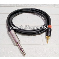 Kabel Jack TRS Akai Stereo 6,5mm to Aux 3,5mm stereo 2 Meter