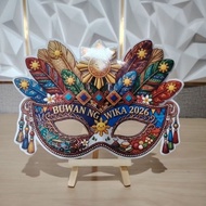 Buwan ng Wika Mask - Buwan ng Wika Costume | Glossy or Laminated