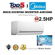 [New2025] (Free Shipping) Midea r32 Inverter Air Conditioner (1.0hp/1.5hp/2.0hp/2.5hp) MSXS-10CRDN8 