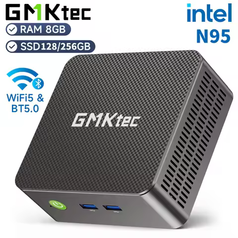 GMKtec G3S Mini PC Intel Alder Lake N95 Windows 11 Pro Mini PC 8GB DDR4 128/256GB PCIe M.2 SSD WiFi 