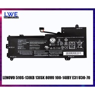 LENOVO 510S-13IKB 13ISK 80V0 100-14IBY E31 U31 U30-70 80 L14L2P22 L14M2P24 L14S2P22 L14M2P23 Battery