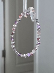性價比 仙女紫超七毒液彼岸花 水晶手鏈手串 6MM