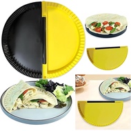 Tortilla Folder, Tortilla Crimper,Empanada Press,DIY Sandwich Pie Maker & Empanada Tool for Tacos,Du