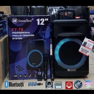 Speaker Portable Wireless SOUNDBEST FT 79 ( 12 inch )