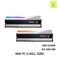 32GB 5200,5600,6000 RAM G.SKILL TRIDENT Z5 RGB SILVER DDR5 32GB BUS 5200 5600 6000 6400 7200 7800 80