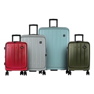 American Flyer Top Opening Polycarbonate 4 Double Wheels Expandable Trolley Case