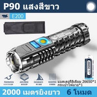 Smilingshark-E200-Super-Bright-Flashlight-High-Power-Flashlight-Bright-Torch-Adjustable-Focus-Torch-