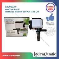 POMPA AIR AQUARIUM ARMADA SP 1600 B NAIK 12 METER FILTER AQUARIUM BESAR POMPA AIR HIDROPONIK AQUARIUM POMPA AQUARIUM 1600 POMPA CELUP AQUARIUM POWER HEAD AQUARIUM FILTER AQUARIUM FILTER KOLAM FILTER AQUASCAPE POMPA AIR 1600