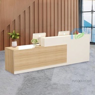 💗Reception Counter Table Reception Desk front desk counter receptionist table front desk counter Cas
