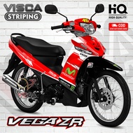 Stiker Striping Vega ZR Full Body Variasi Movistar