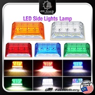 #Ready Stock# 1Pcs 12/24V Waterproof Truck Bus LED Side Lights Lamp Pickup Side Marker Trailer Tail Light 20 LED Lamps