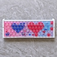 【Keycap Only】Heartbeat Keycap Cherry Profile 115 Keys Shine Through For Cherry MX Switch Mechanical 