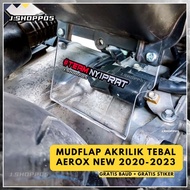 Aerox NEW Acrylic MUDFLAP 2020-2023
