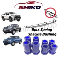 AMIKO Toyota Hilux Vigo VNT Kun25 Kun26,Revo Gun125 Gun126 Rear Poly Spring Shackle Busahing Bush Se