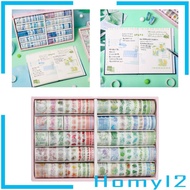 [HOMYL2] 100 Rolls Washi Tape Sticker Paper Masking Decorative Tape