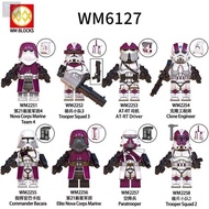 WM Building Blocks Minifigures Star Wars Series Character Matching Toys Birthday Gifts Collectibles 