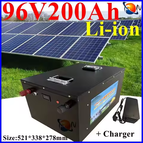 JN waterproof 96v 200Ah lithium ion Rechargeable battery li ion for Excavatorvehicle RV AGV Forklift
