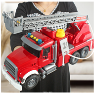 Xe cứu hỏa cỡ lớn Toystar đồ chơi trẻ em - mô hình xe cầu thang rút phun được nước thật xe có âm tha