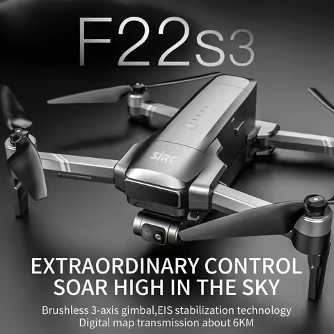 New SJRC F22 S3 Pro Professional RC Drone with 4K Camera 6km EIS Gimbal 5G WIFI GPS Obstacle Avoidan