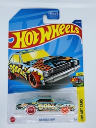 2022 - '68 Dodge Dart - Kroger Exclusive Teal - HW Art Cars 2/10 - Mint/NrMint Ships Bubble Wrapped 