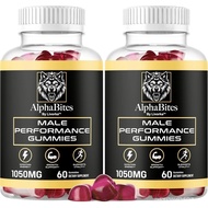(2 Pack) Alpha Bites - Original Formula 7 in 1 Alpha Bites Gummies, AlphaBites for Men, Official Alp