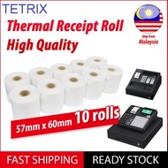 Akira Thermal Paper Roll 57mm x 60mm x 12mm (High Grade) - 10 rolls/box