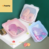 MK1  1Pc Silicone Reusable Food Bag Freezer Food Container Heat Resistant Leakproof Fresh Keeping Ba