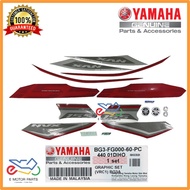 NVX GRAPHICS NVX155 STICKER NVX155 VRC1 SET GRAPHIC NVX155 BODY STRIPE RED [100% ORIGINAL YAMAHA]-BG