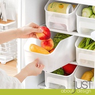 Multipurpose Refrigerator Drawer Kitchen Freezer Storage Organizer Bekas Kotak Simpanan Peti Sejuk Dapur 冰箱收纳盒