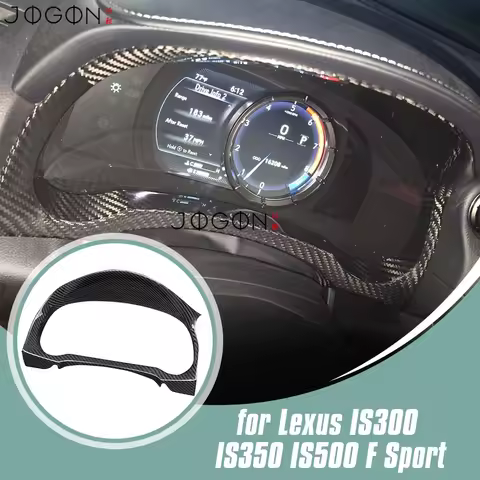 Dry Carbon Fiber LHD Car Interior Console Instrument Panel Cover Trim Accessories For Lexus IS300 35