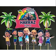 cake topper upin & ipin
