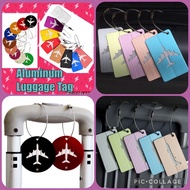 Aluminum Luggage Tag/Travel Baggage Tag Name Address Label Tag (SG Stocks)