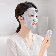 CkeyiN Electric EMS Mask Lead in Beauty Device Face Lifting Anti Wrinkle Silicone Masks Skin Tighten