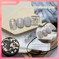 ADHERE Japanese Material Nail Glue Eggshell Sugar Powder Black Bean Walnut Glitter Canned Wash Free 