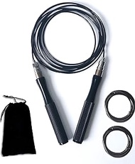 Jump Rope，Fitness Skipping Rope with Adjustable Length,Easy to use Well Made,Endurance Training, Fitness Workouts, Jumping Exercise,Home Workout, More
