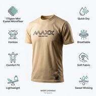 Maxx Plain Tee Jersey Maxx tshirt New arrival Baju badminton jersey Baju sukan
