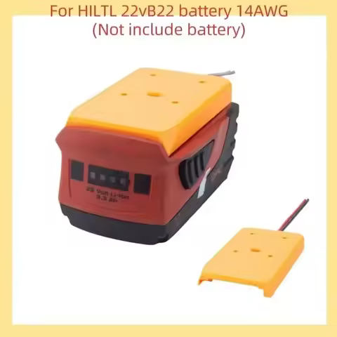 DIY Battery 14AWG For Hilti 22V Lithium Adapter Battery Tool Cable Output Adapter DIY Battery 14AWG