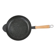 Foreign Trade Aluminum Frying Pan Household Non-Coated Non-Stick Steak Omelette Pan Maifan Stone Frying Pan Set