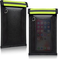 2 Pack Faraday Bags for Phones & Car Keys, Anti-Tracking Anti-Theft Signal Blocking Pouch, Cell Phon
